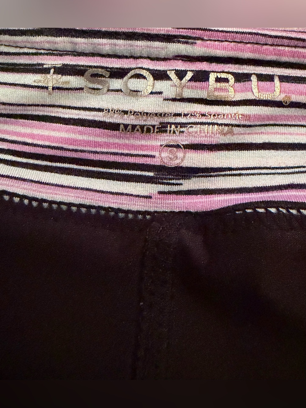 Soybu Pink and White Striped Mini Skirt Size S - Picture 5 of 7